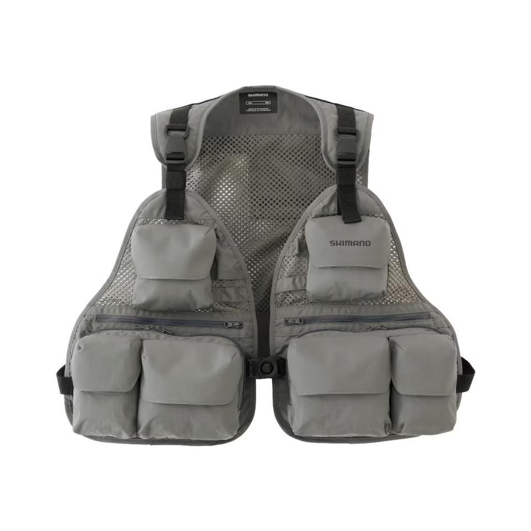 Amazon | [シマノ] ストリームメッシュベスト F VE-066V グレー