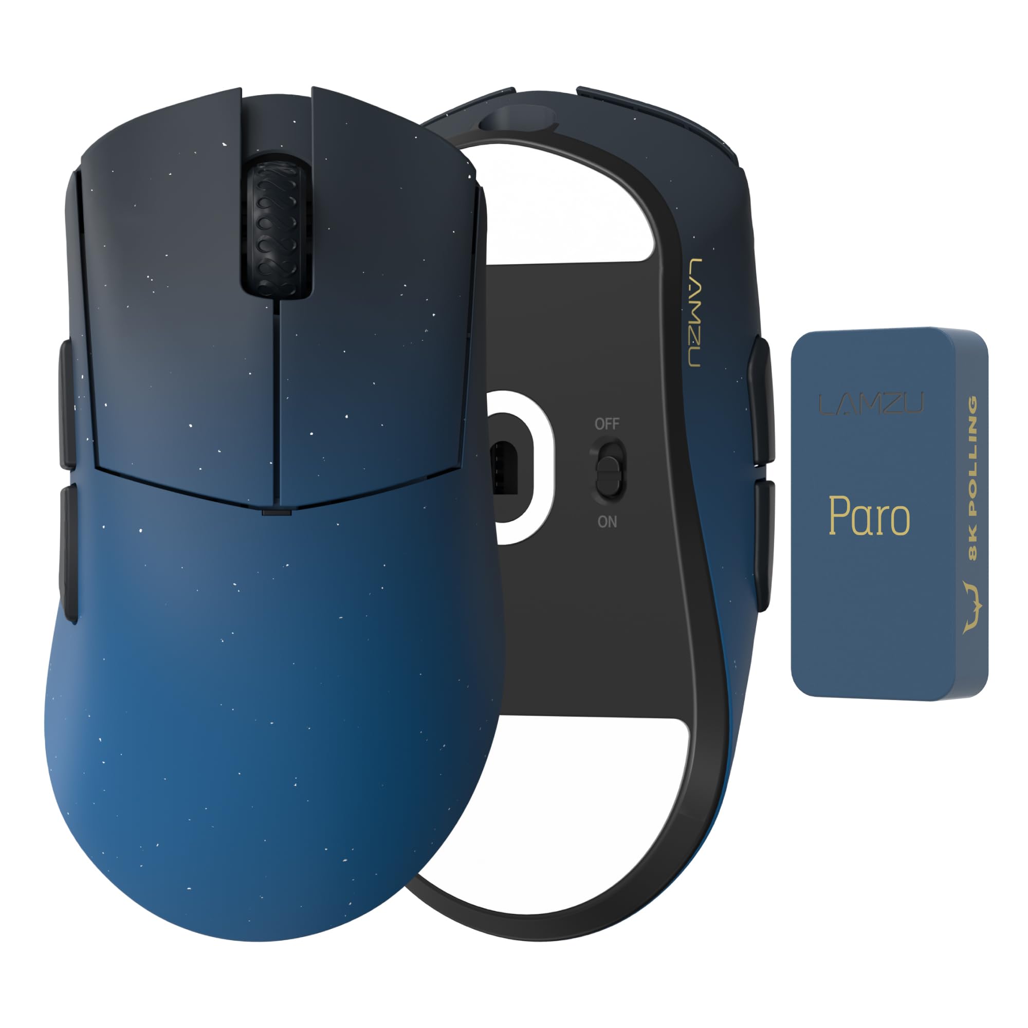 Amazon | LAMZU PARO REJECTモデル【8Kドングル入り】ゲーミングマウス