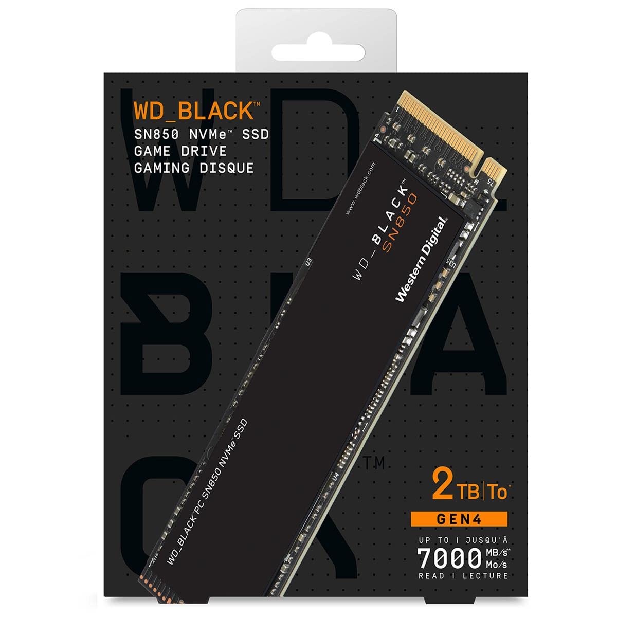 Amazon | Western Digital WD 2TB WD_Black SN850 NVMe PCIe 4.0 M.2