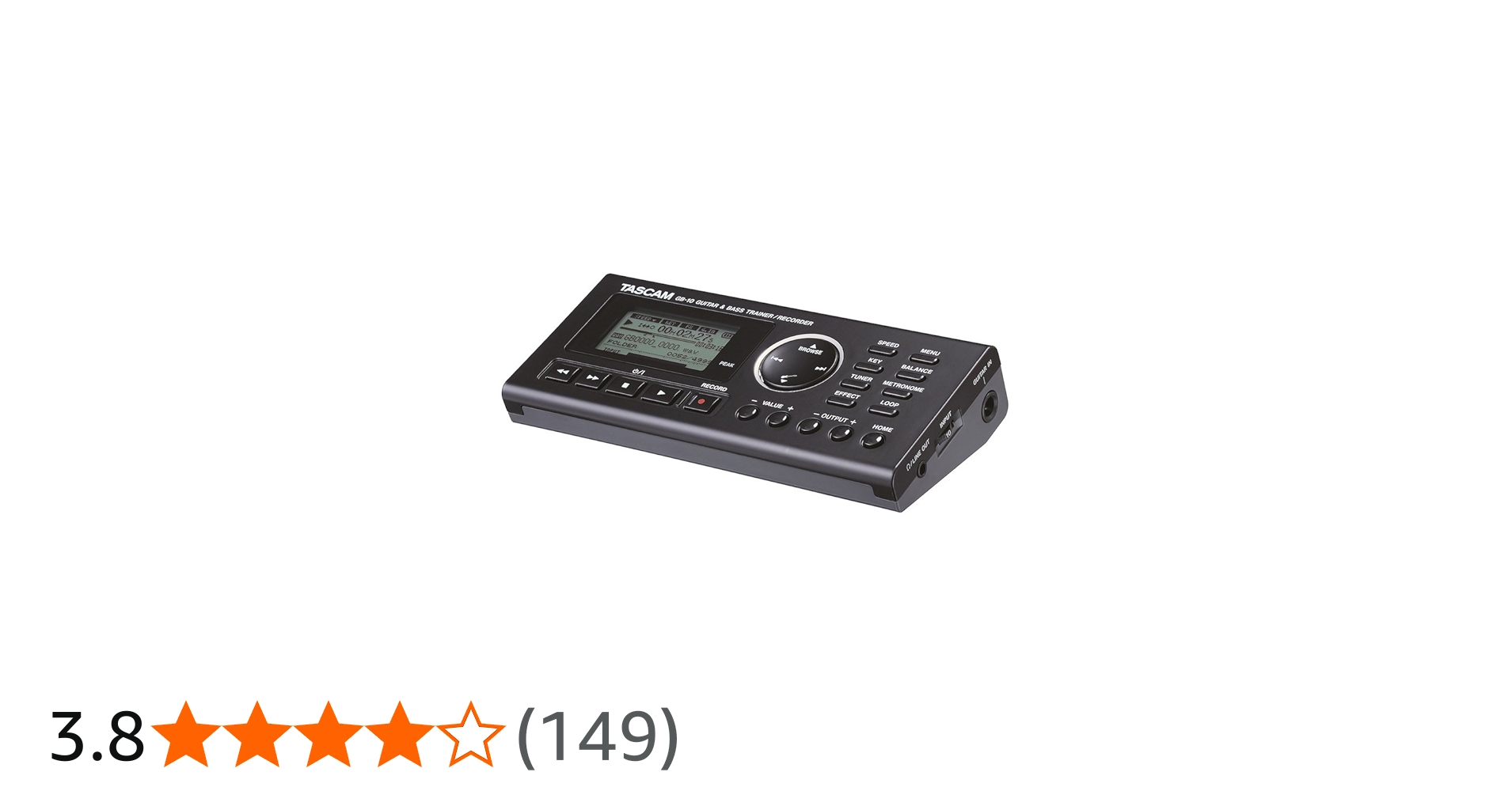Amazon | TASCAM トレーナー/レコーダー ギター&ベース用 GB-10