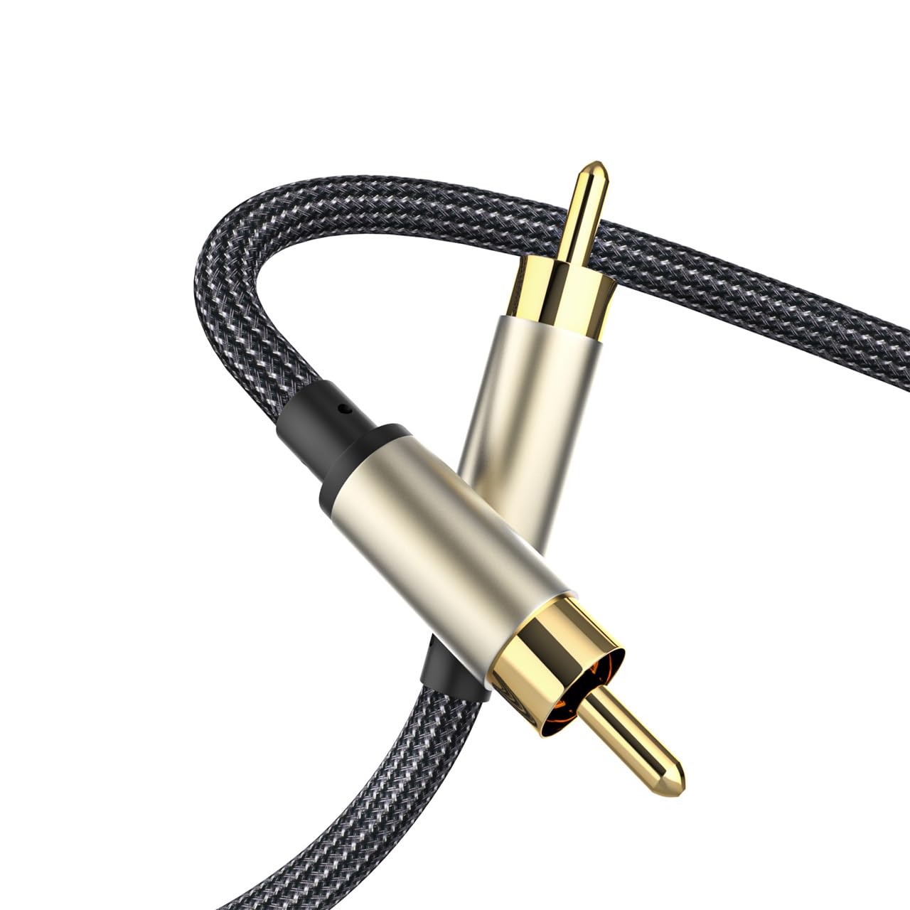 Amazon | NFJ 同軸 デジタル アナログ オーディオ用 RCA ケーブル 50cm