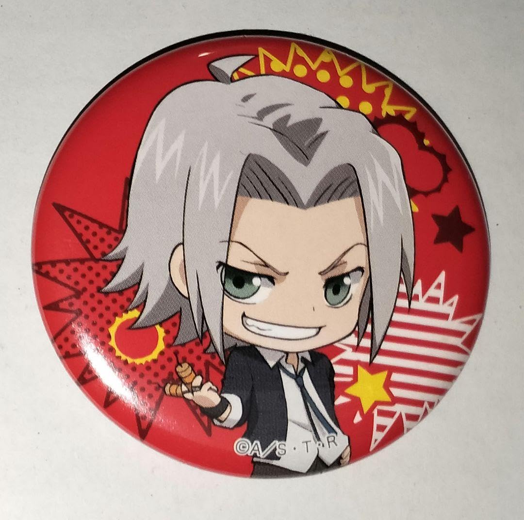 リボーン DMM スクラッチ 獄寺隼人 キーホルダー ハート型缶バッジ