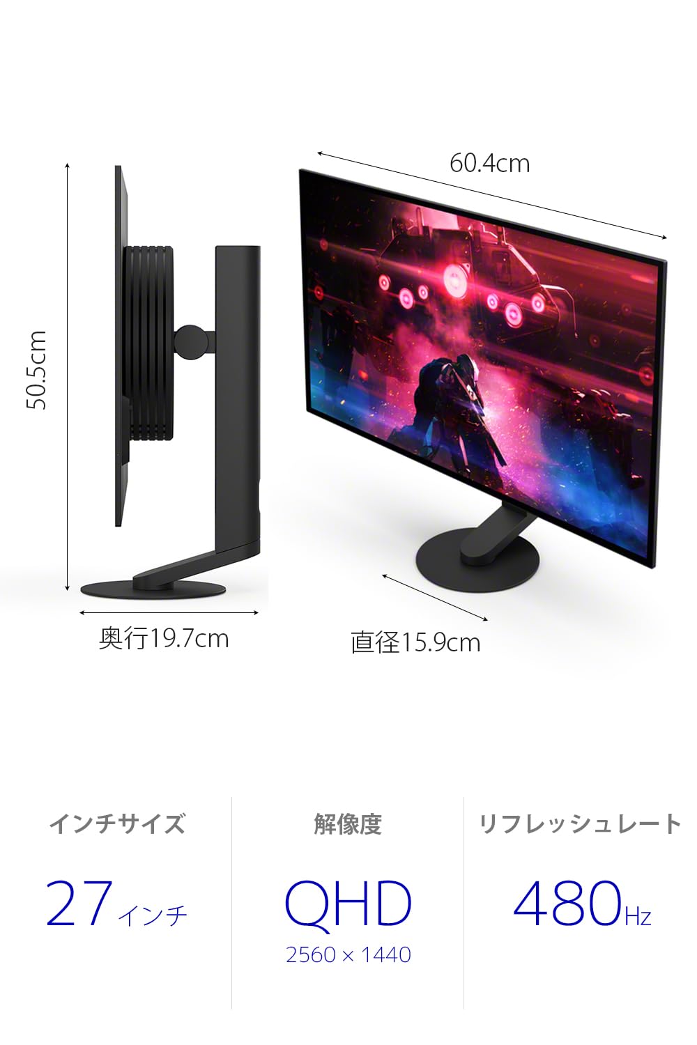 Amazon.co.jp: ソニー ゲーミングモニター INZONE M10S SDM-27Q10S