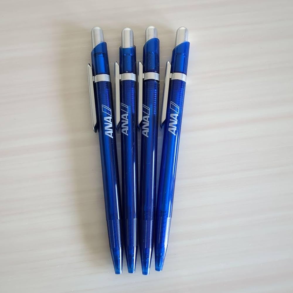Amazon | 4本セットANA 全日空ボールペン | 油性ボールペン | 文房具