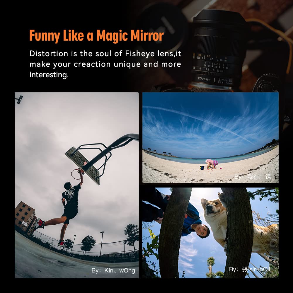 Amazon.co.jp: TTArtisan 11mm F2.8 魚眼 レンズ 超広角 Fisheye EF