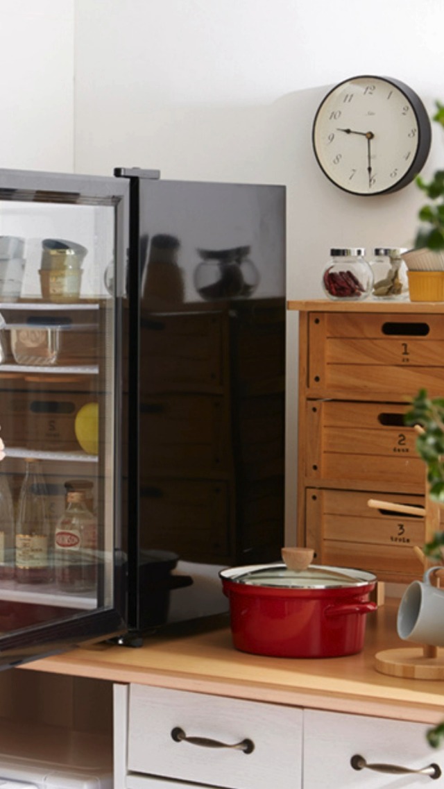 Amazon | simplus ディスプレイ冷蔵庫 68L ショーケース仕様 業務用