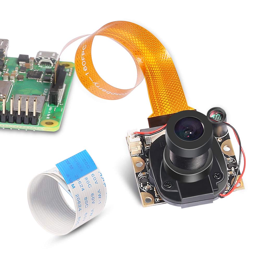 Amazon.com: for Raspberry Pi 3 Model B+ Camera Module Automatic IR