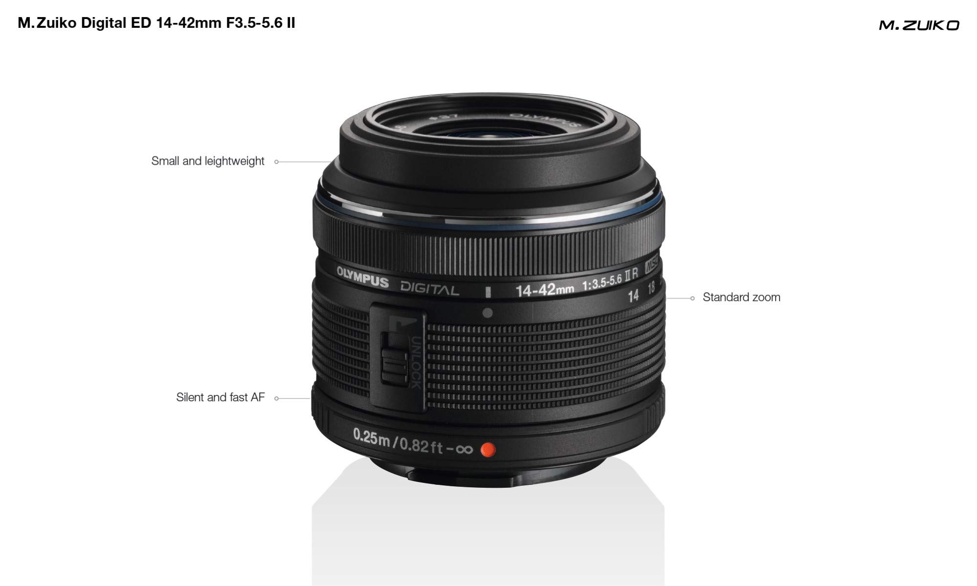 Amazon.co.jp: OLYMPUS 標準ズームレンズ M.ZUIKO DIGITAL 14-42mm F3