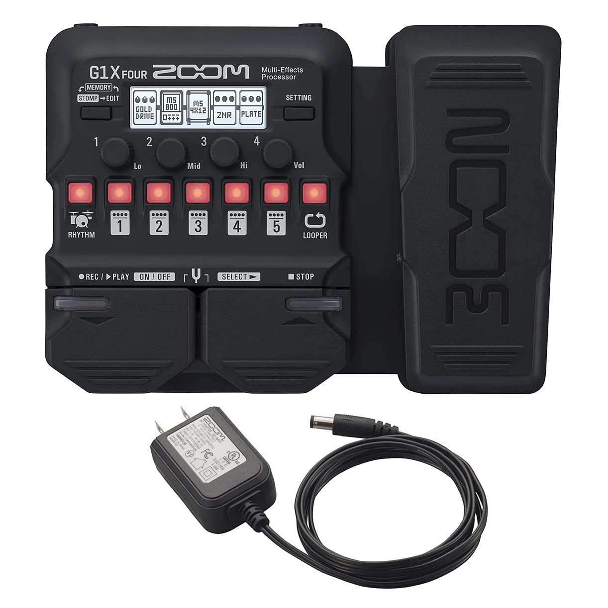 Amazon | ZOOM / G1X FOUR -純正ACアダプター付- ギター用マルチ