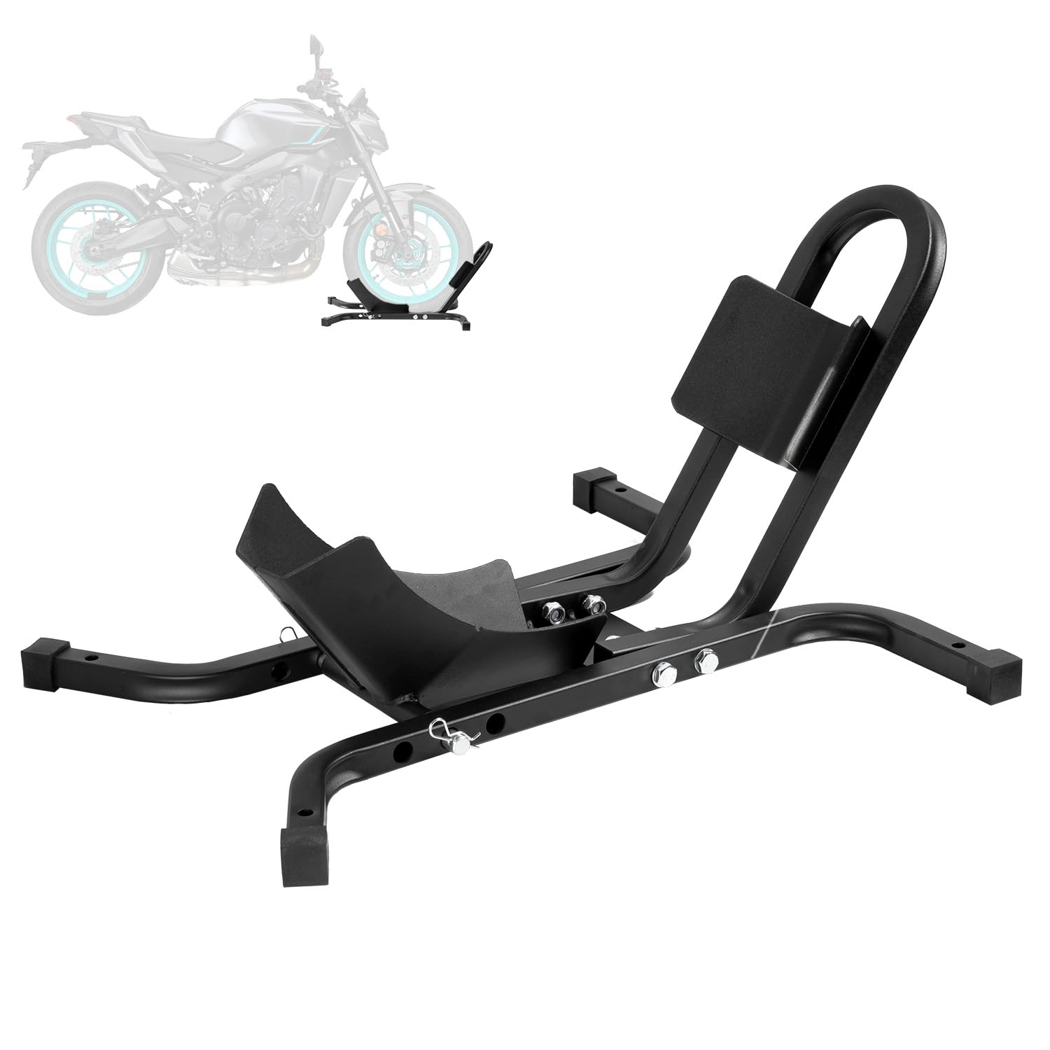 Amazon.co.jp: Duonices フロントホイールクランプ バイクスタンド