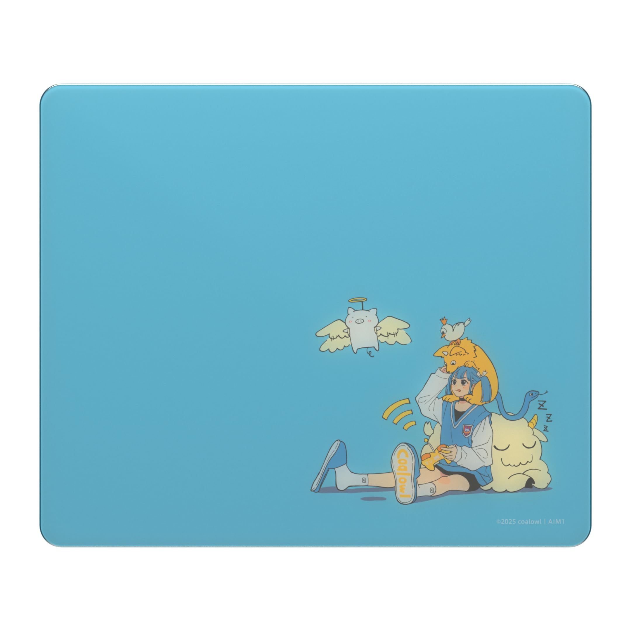 Amazon.co.jp: AIM1 × coalowl 叢雲 ガラスマウスパッド 420×500mm