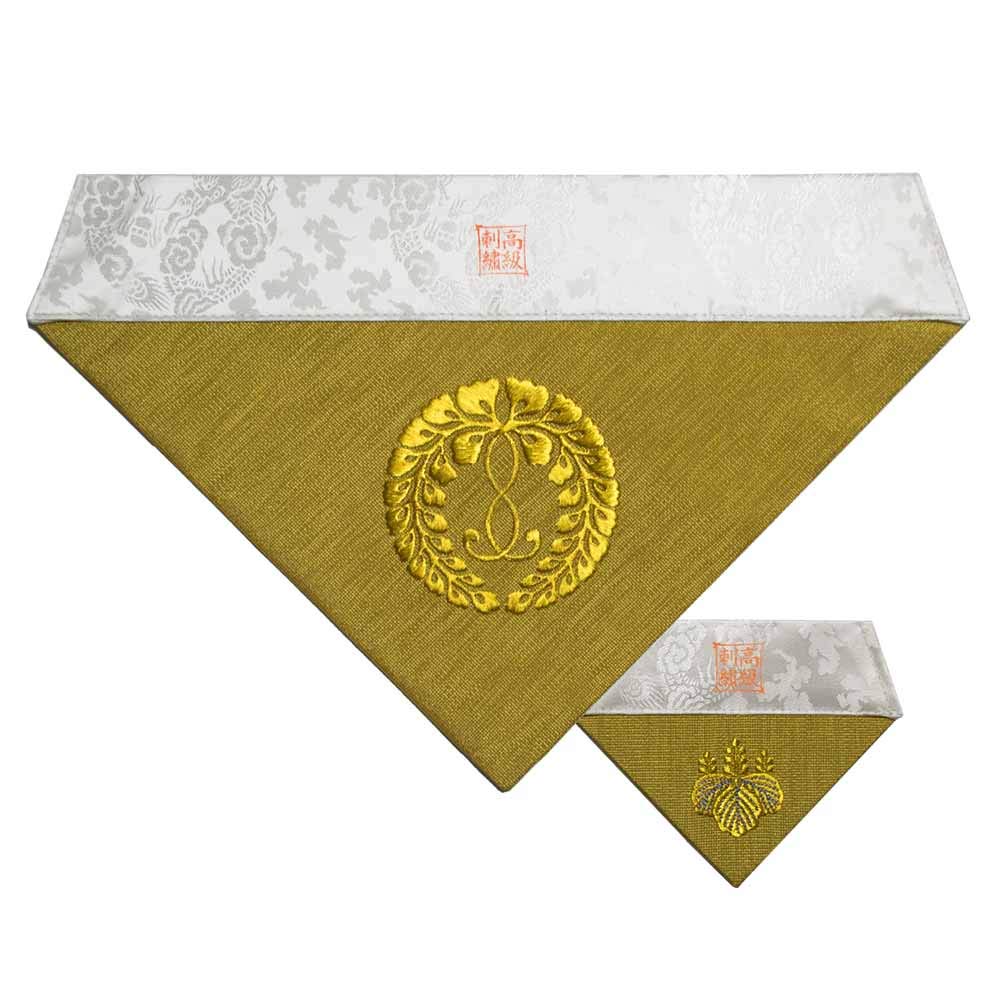 Amazon | (西)浄土真宗本願寺派用 冬用三角打敷 金綴 高級刺繍 前卓用+