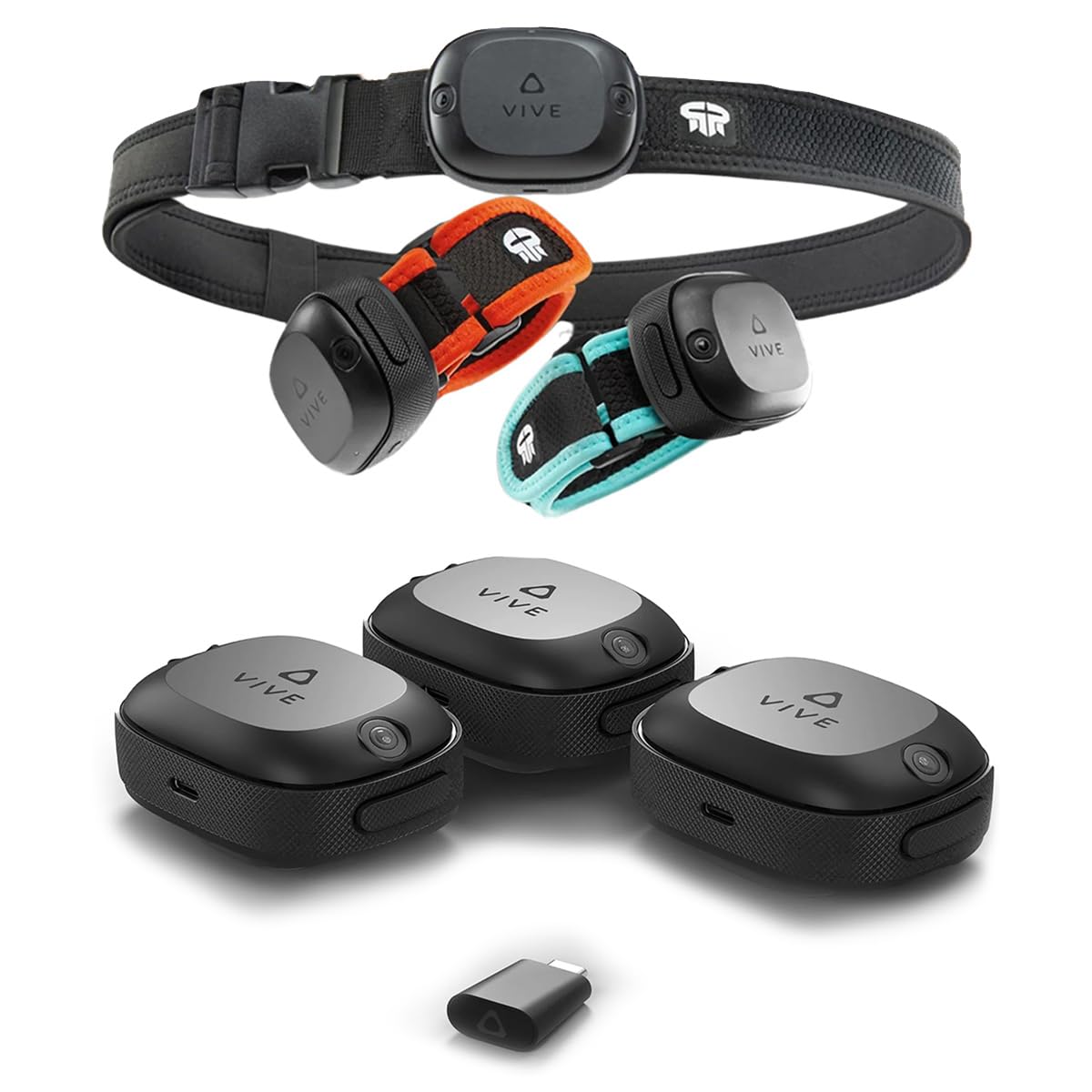 Amazon.com: HTC Vive Ultimate Tracker 3+1 Kit with TrackStrap Set