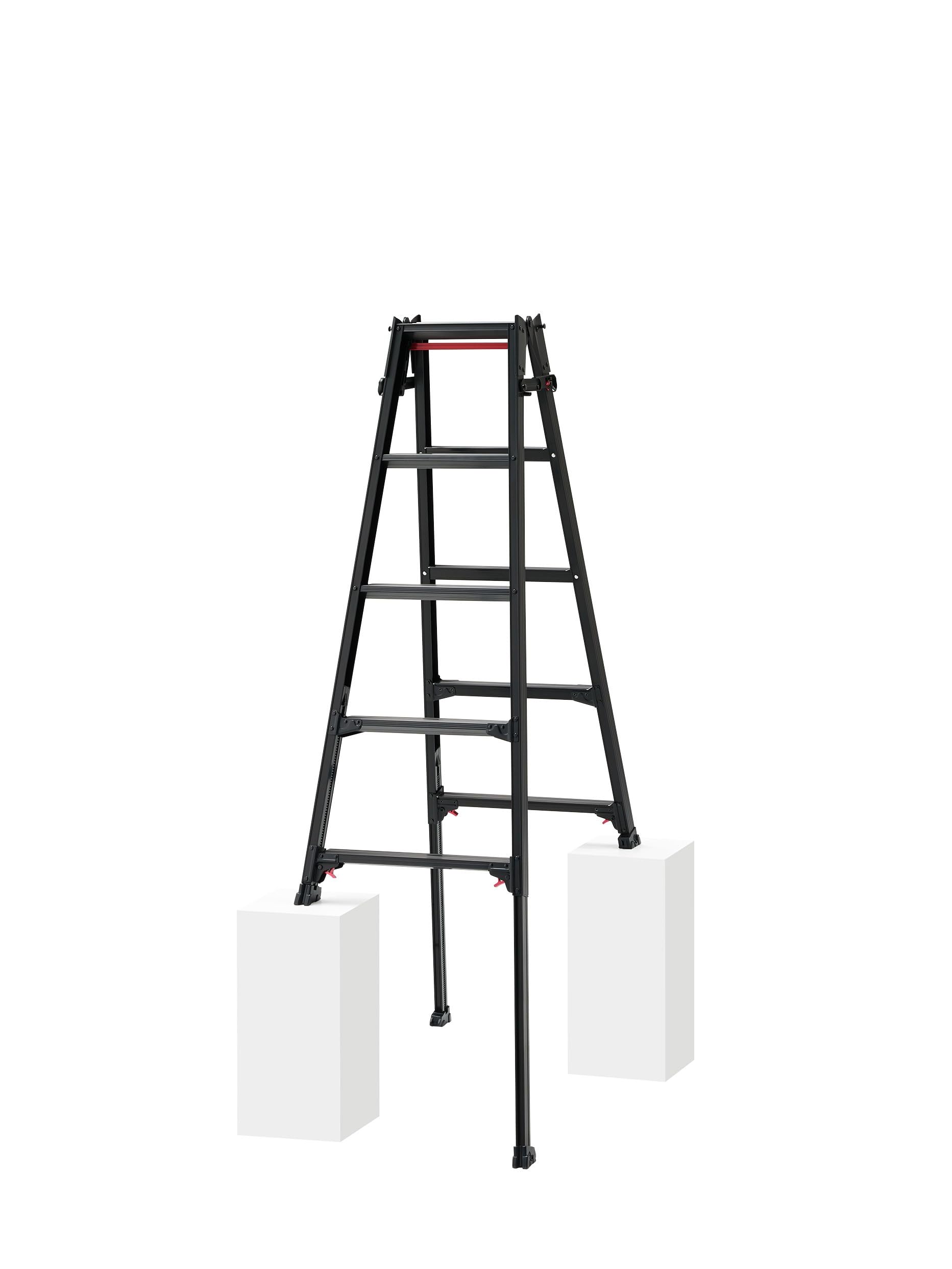 Amazon.co.jp: 長谷川工業(Hasegawa) BLACK LABEL はしご兼用伸縮脚立