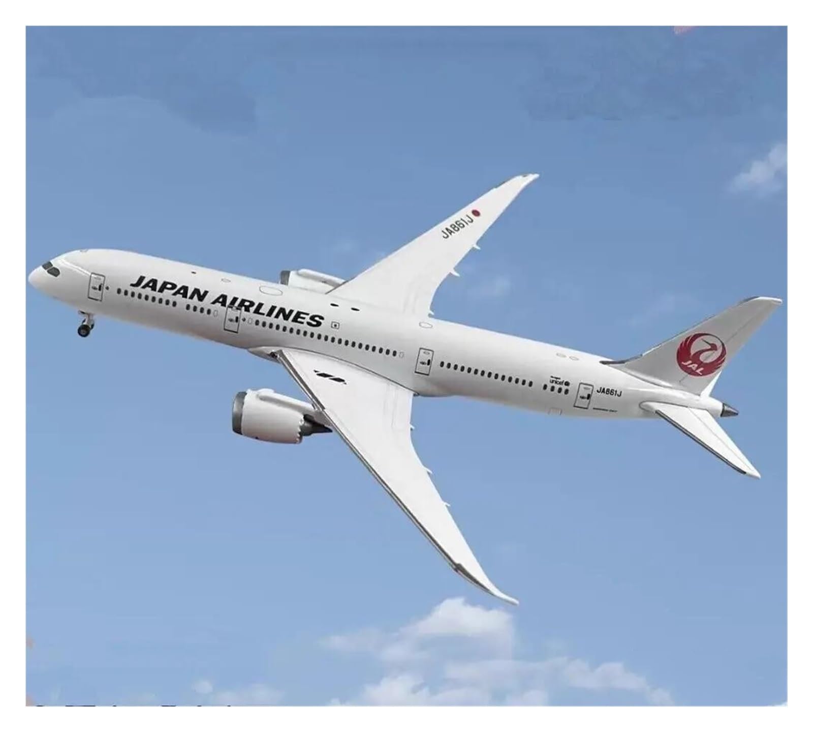 Amazon.co.jp: 航空機 1/400 B787-9 JA861J 飛行機モデル JAL 日本航空