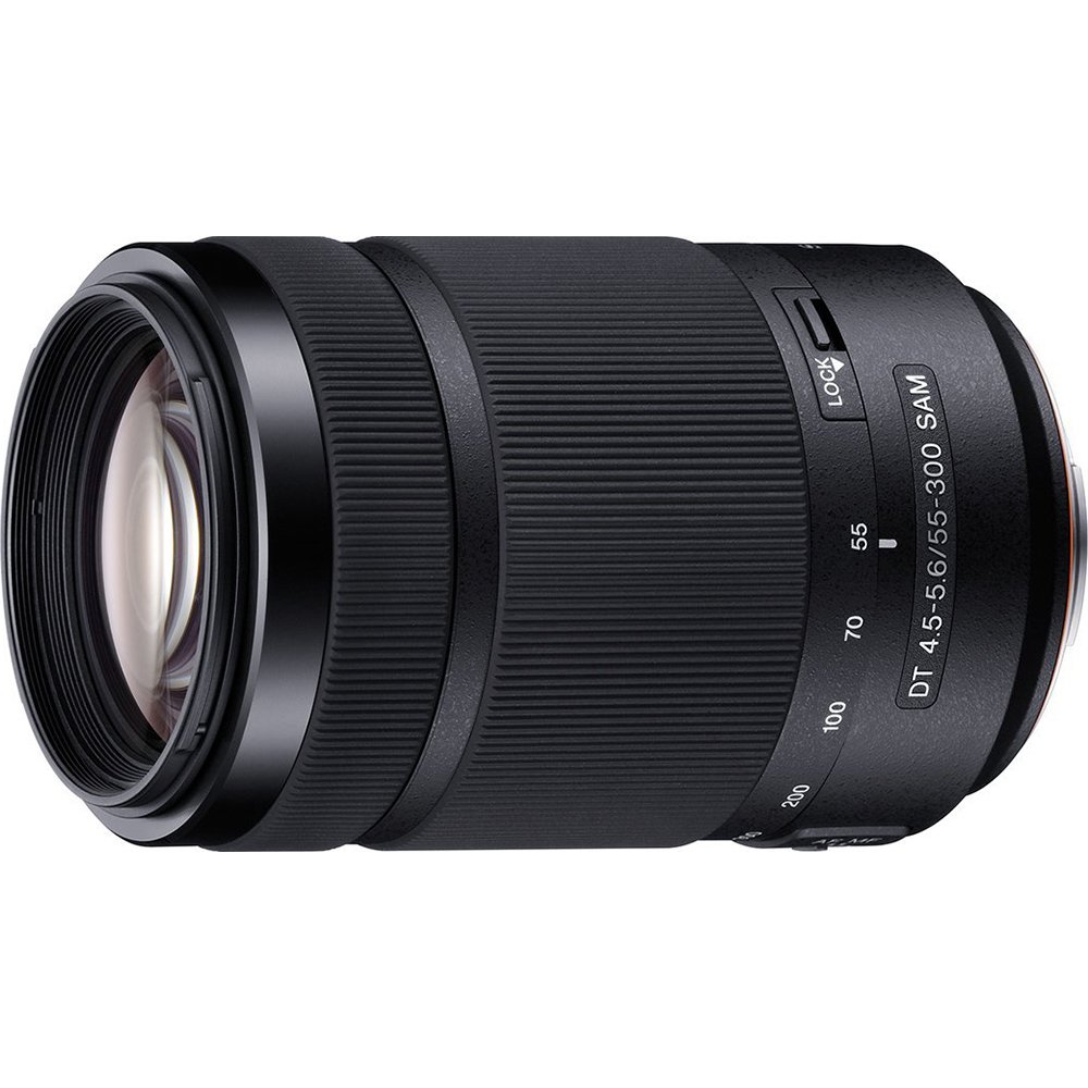 Amazon.com : Sony 55-300mm DT f/4.5-5.6 SAM Telephoto Zoom A-Mount