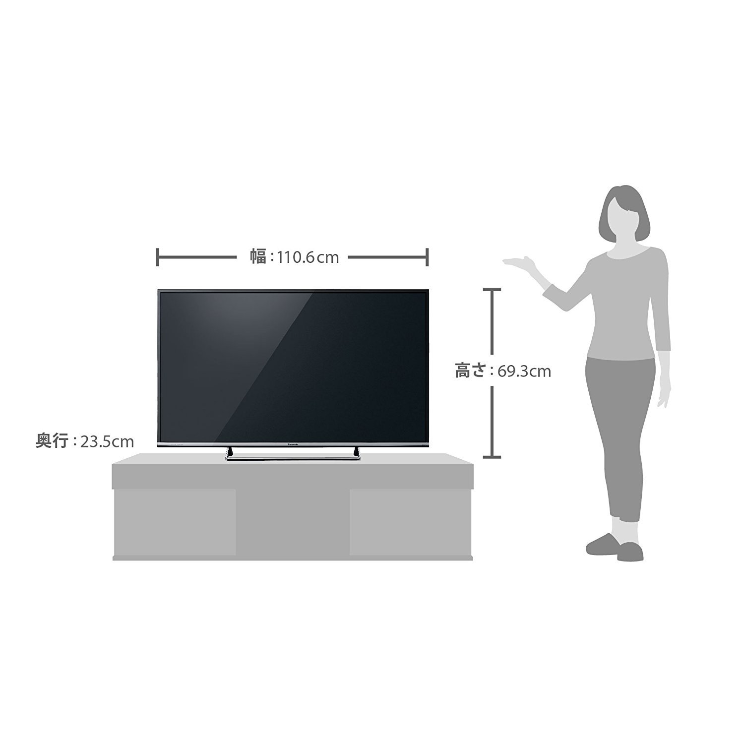 Amazon | パナソニック 49V型 液晶 テレビ ビエラ TH-49DX600 4K USB