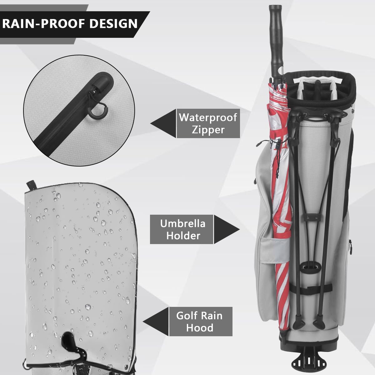 Amazon.co.jp: LOVACE 14WAY ゴルフスタンドバッグ 軽量ゴルフバッグ