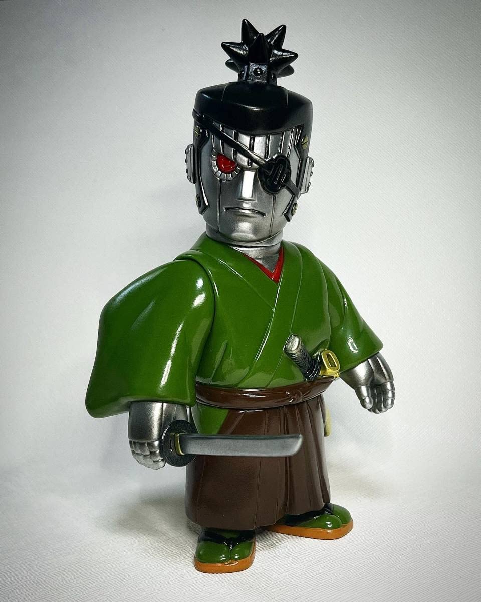 Amazon.co.jp: 大江戸ROBOTS 剣豪ロボ 十兵衛 JUBEI 緑バージョン