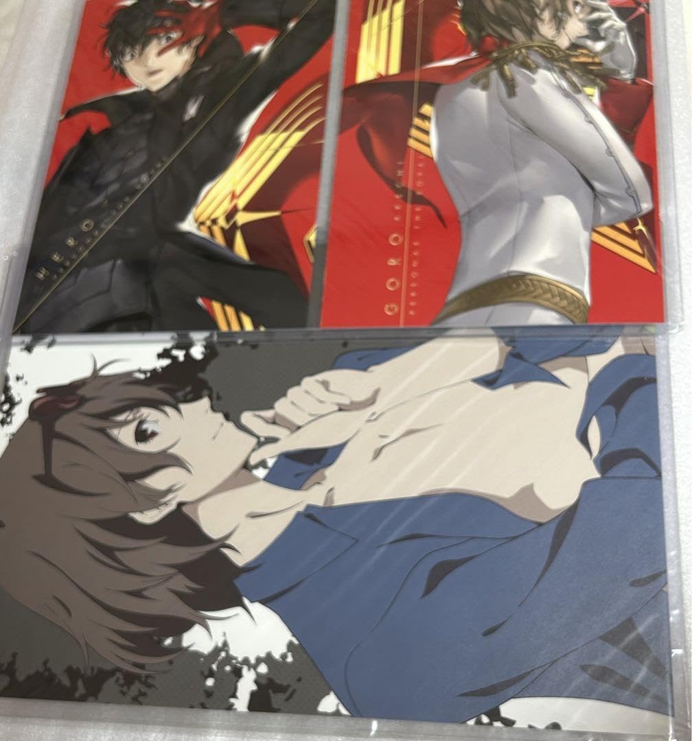 Amazon.co.jp: ペルソナ5 明智吾郎 主人公 イラストカードセット : ホビー