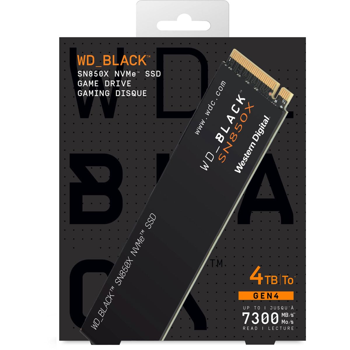Amazon | WD_BLACK SN850X NVME SSD ノンヒートシンク 4TB | SanDisk