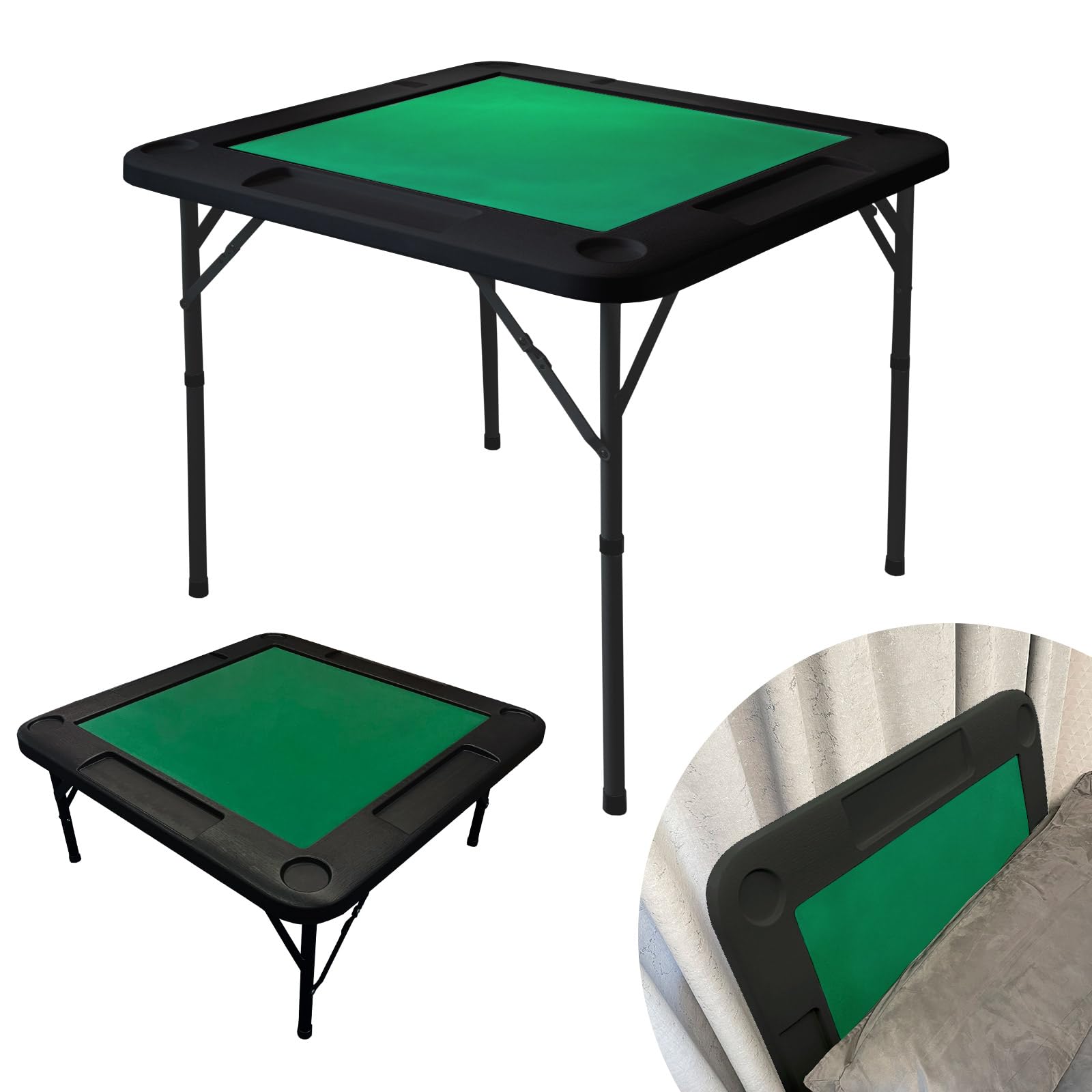 Amazon | 【高さ調整可能】 SKK 麻雀卓 手打ち 折りたたみ 折り畳み