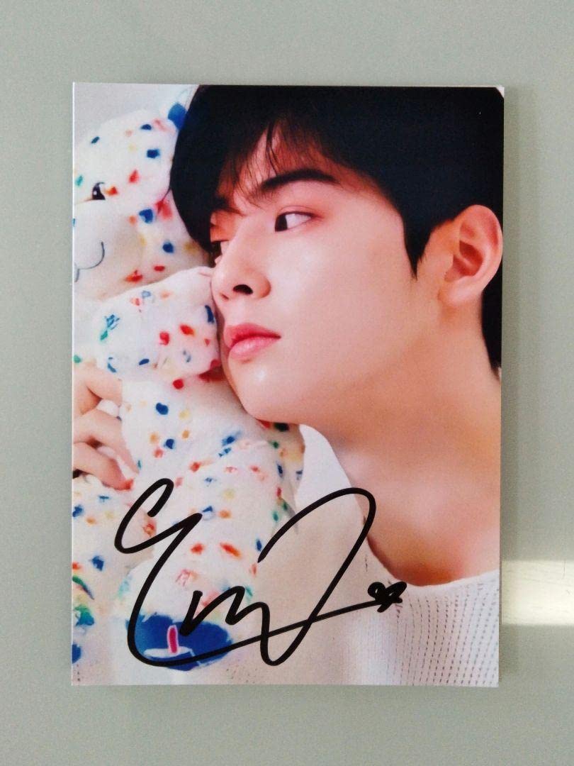 Amazon.co.jp: チャウヌ直筆サイン入り2Lサイズ写真…Cha Eun-woo