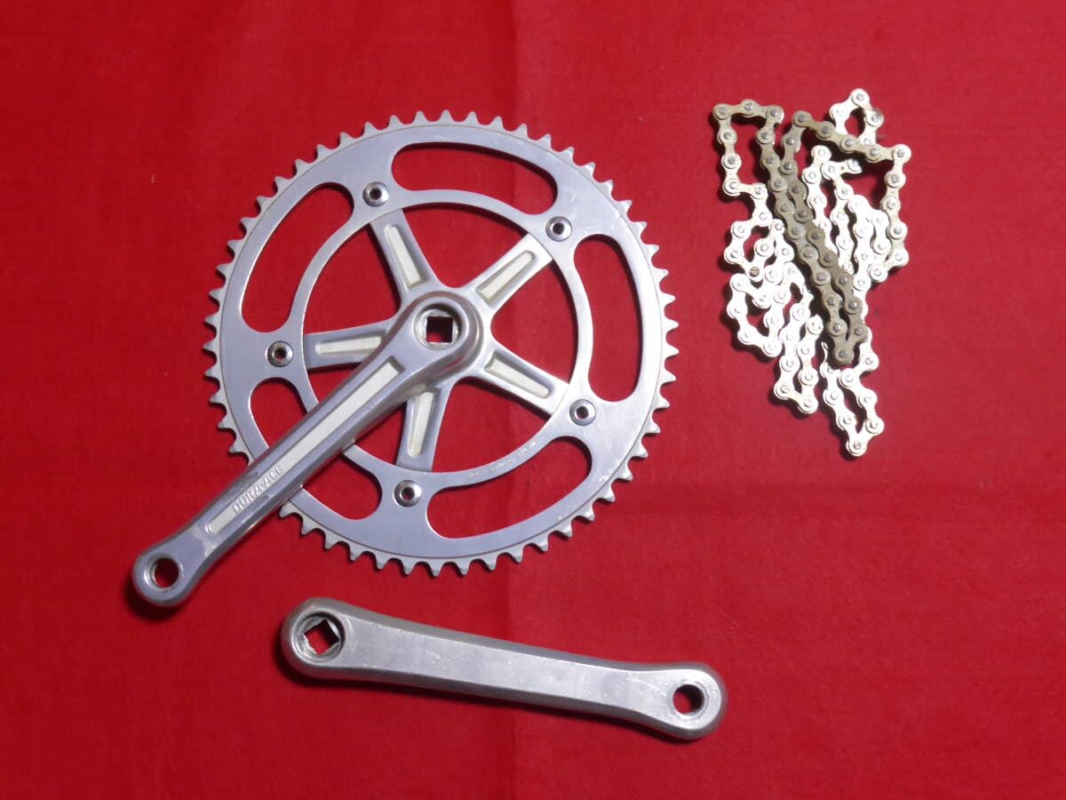 165mm】njsデュラエース fc-7600 ピスト 競輪シングルスピード