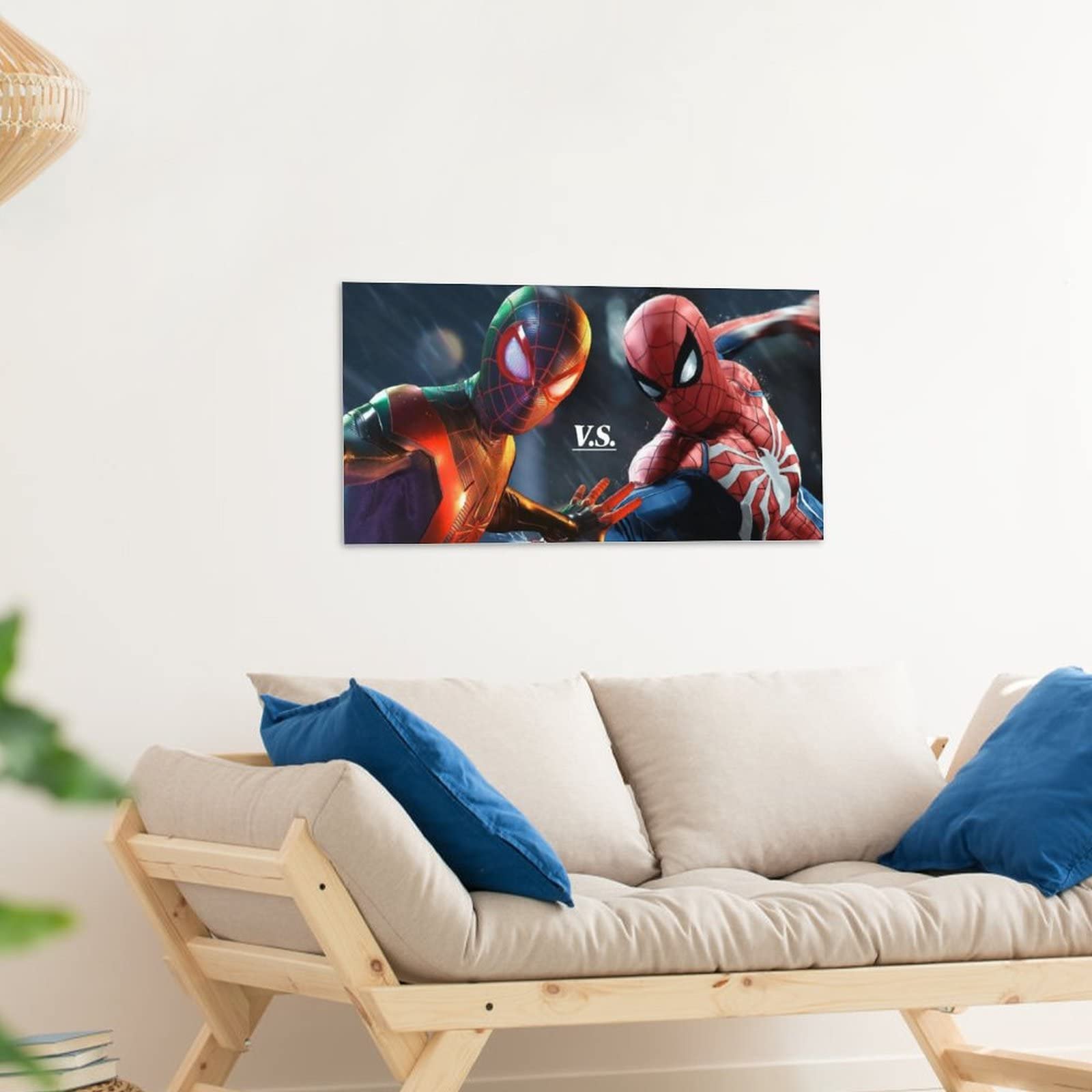 Amazon.co.jp: スパイダーマン アイアンマン キャンバス絵画 アート画