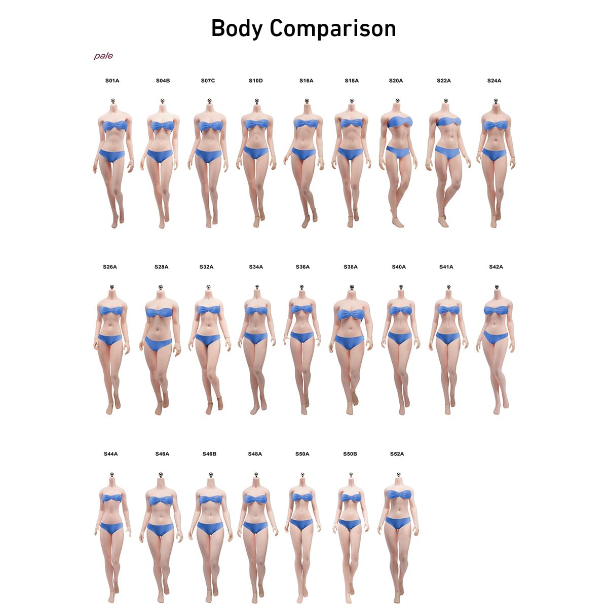 Amazon | HiPlay TBLeague S09C ラージバスト サンタン肌 一体足 1/6