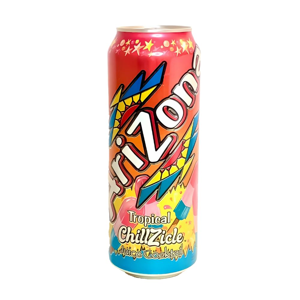 Amazon.com : AriZona Tropical Chillzicle Big Can, 22 Fl Oz (Pack