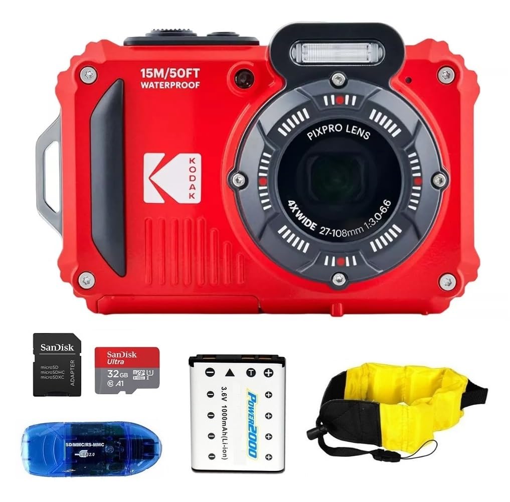 Amazon.com : KODAK PIXPRO WPZ2 Waterproof Digital Camera Bundle