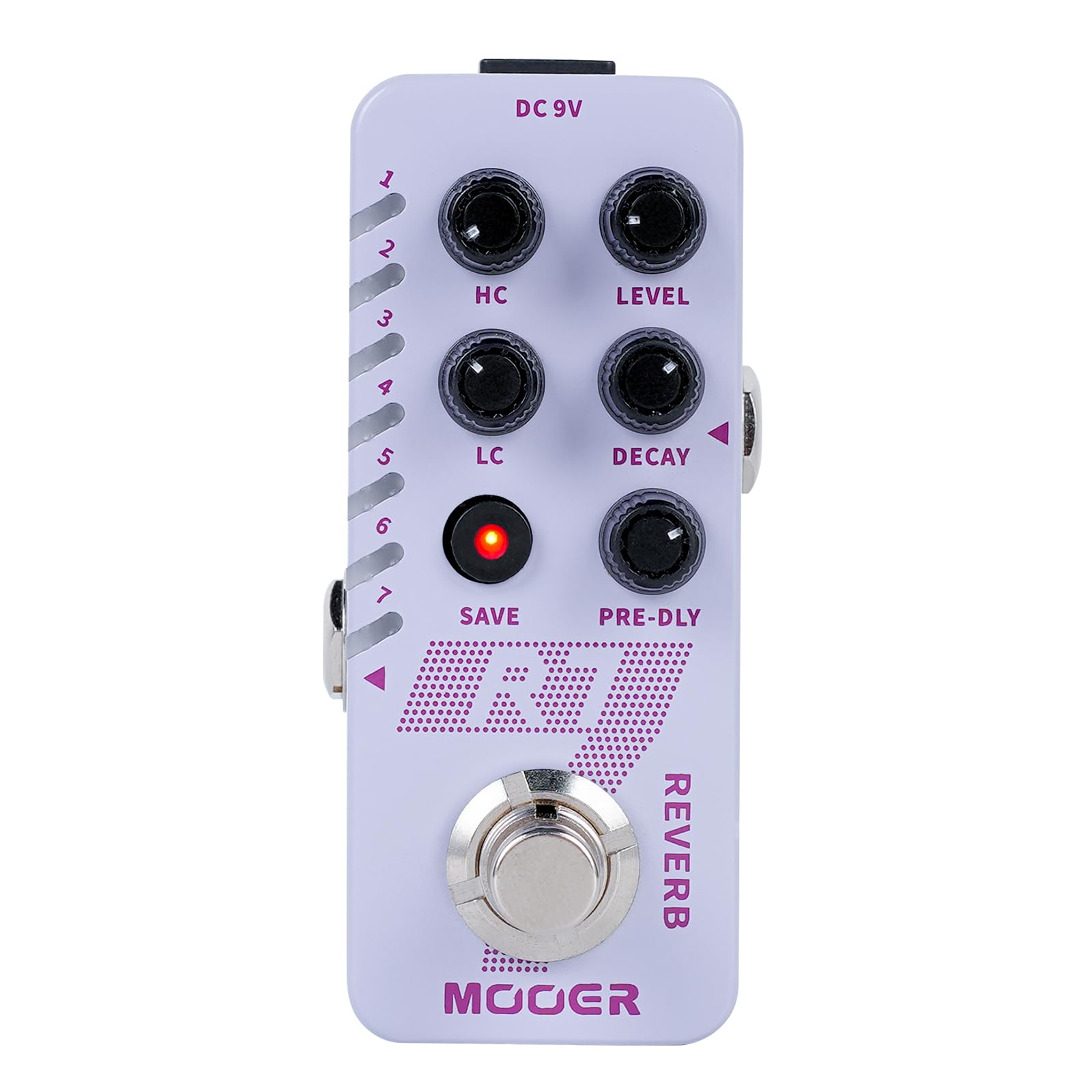 Amazon.com: MOOER R7 Guitar Reverb Pedal, 7 Different, Rich and