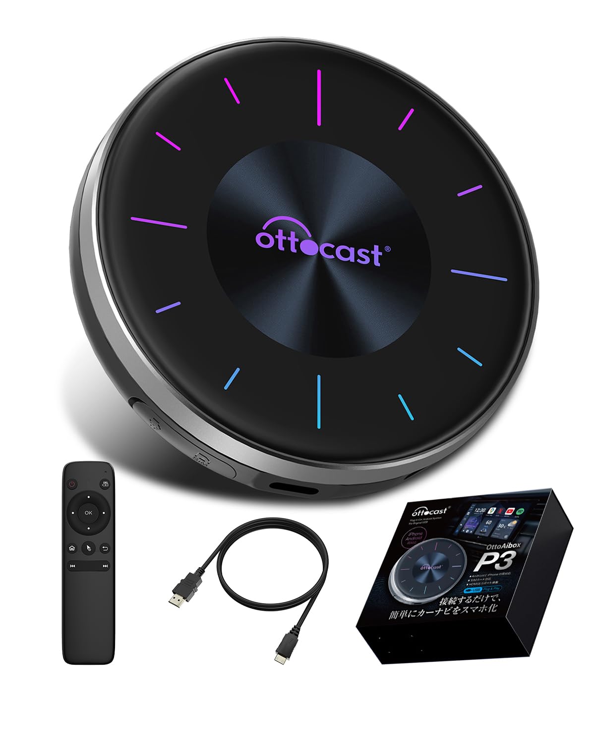 Amazon.co.jp: オットキャストOttocast OttoAibox P3 公式店 カー