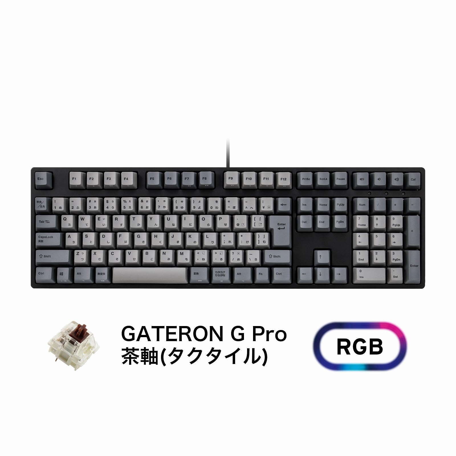 Amazon | iKBC CD108 RGB フルサイズ メカニカルキーボード 日本語配列