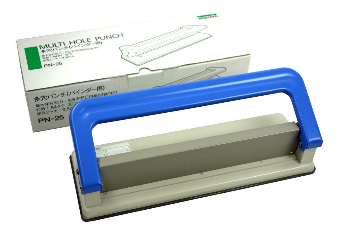 Amazon | コクヨ 多穴パンチ バインダー用 30穴 5枚 PN-25 | 穴あけ
