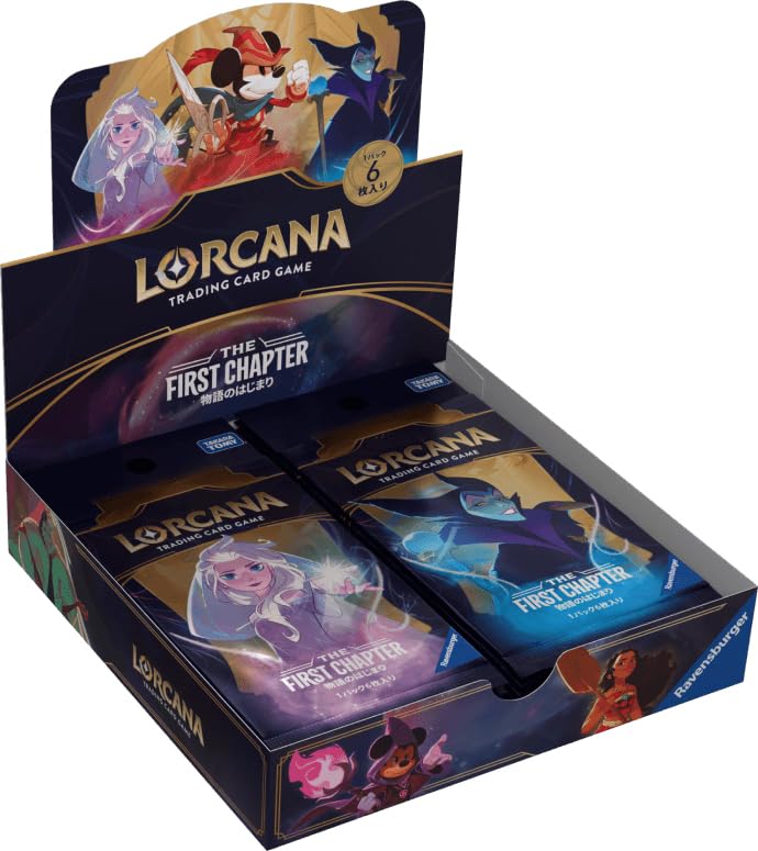 Disney Lorcana tcg 物語のはじまり 4box シュリンク付き シュリンク