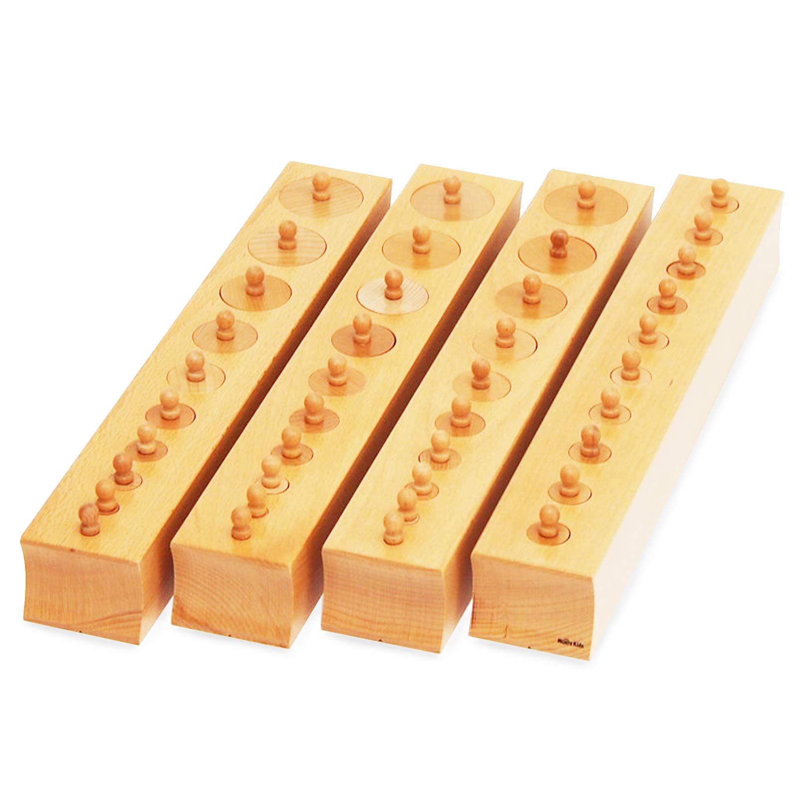 Amazon | 【MONTE Kids】モンテッソーリ教具 - シリンダー 円柱さし 大