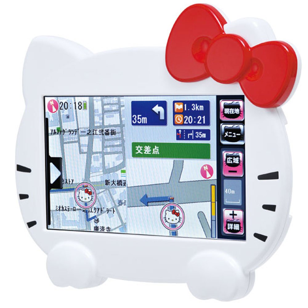 Amazon.co.jp: セイワ(SEIWA) ハローキティフェイス型 フルセグ対応7V