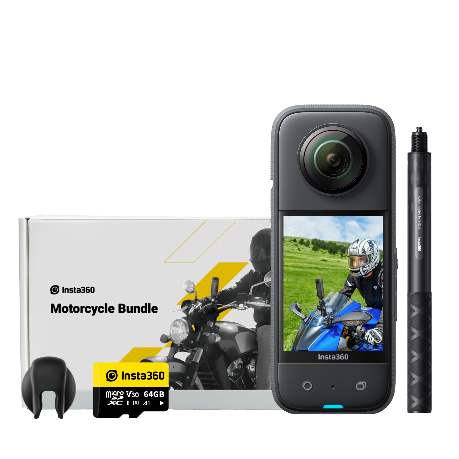 Amazon.com : Insta360 X3 Motorcycle Kit (New Version) - Waterproof