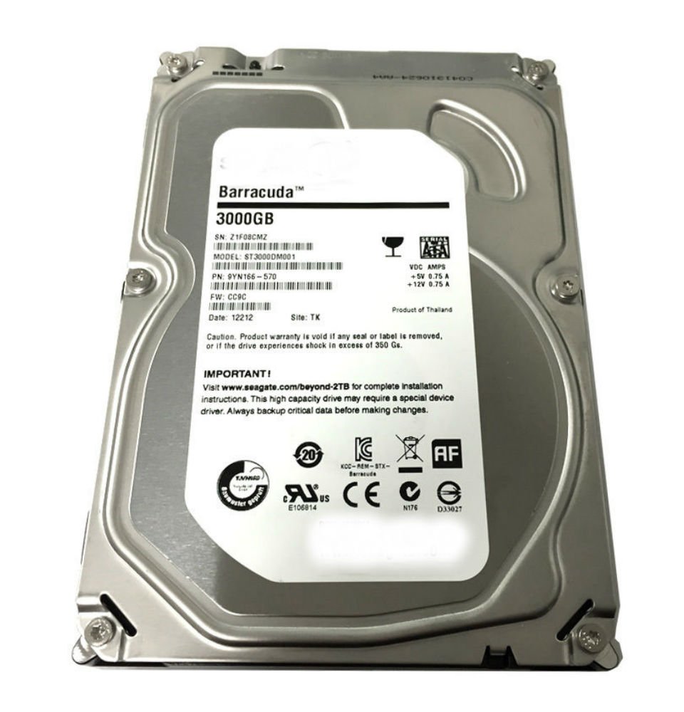 Amazon | st3000dm001 3tb 7200rpm 64 MB SATA III 6.0 GB/s 3.5インチ