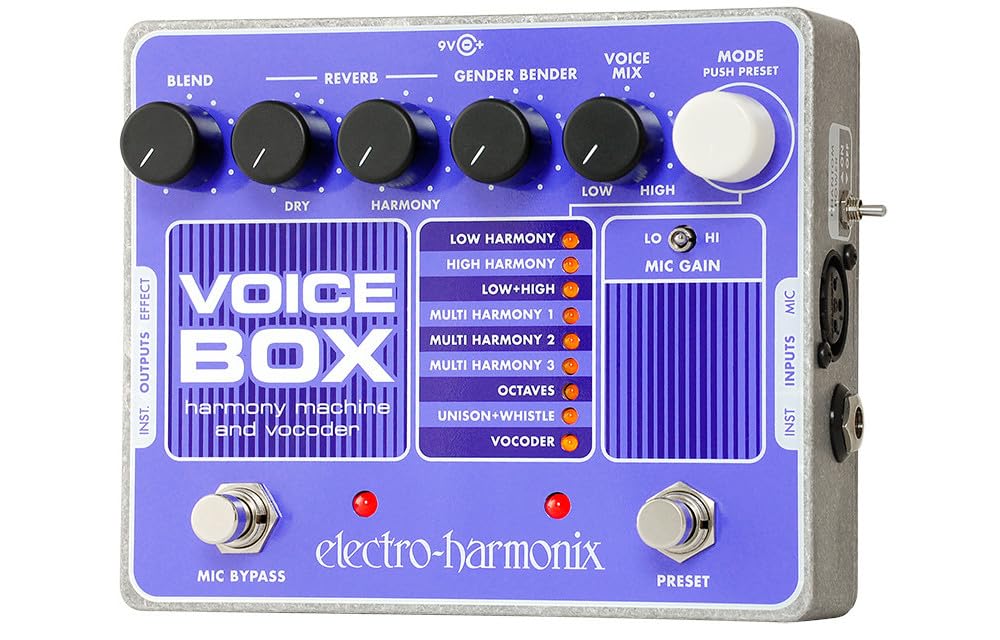 Amazon.com: Electro-Harmonix Voice Box Vocal Harmony Machine