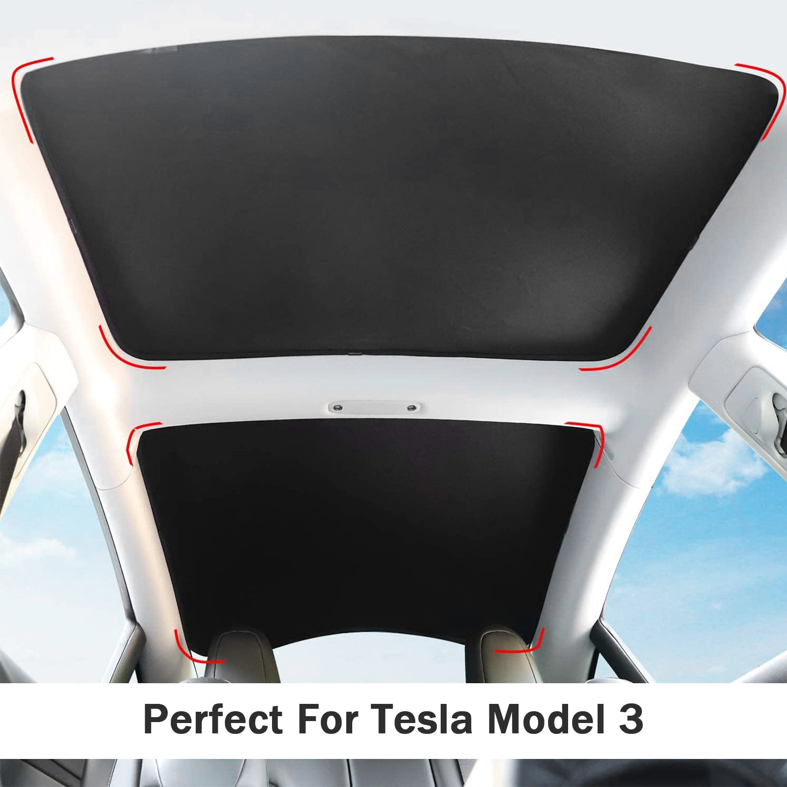 Amazon.co.jp: テスラ モデル 3 サンシェード フロント & リア ガラス