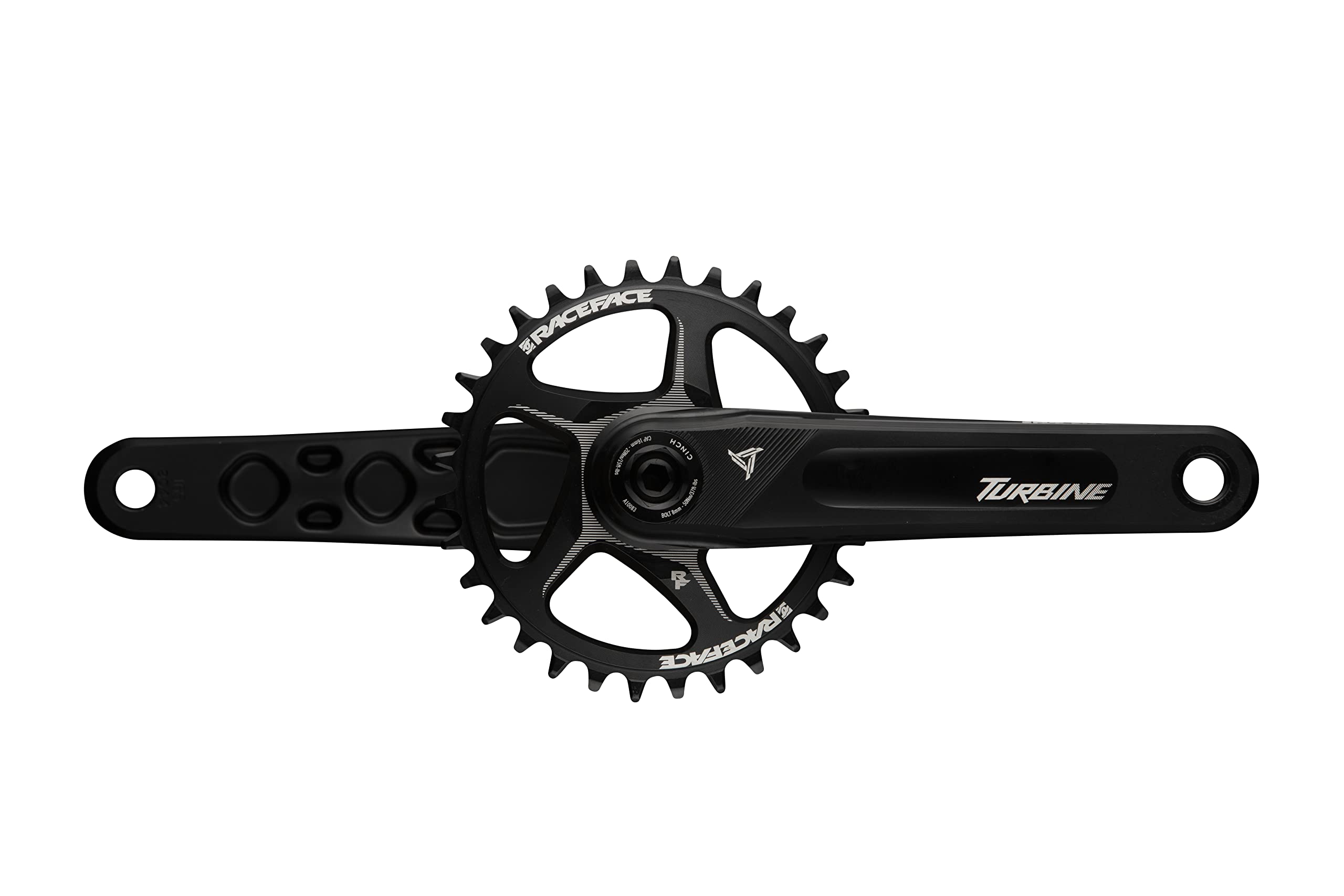 Amazon | RaceFace クランクアーム TURBINE,136,165,BLACK | RaceFace
