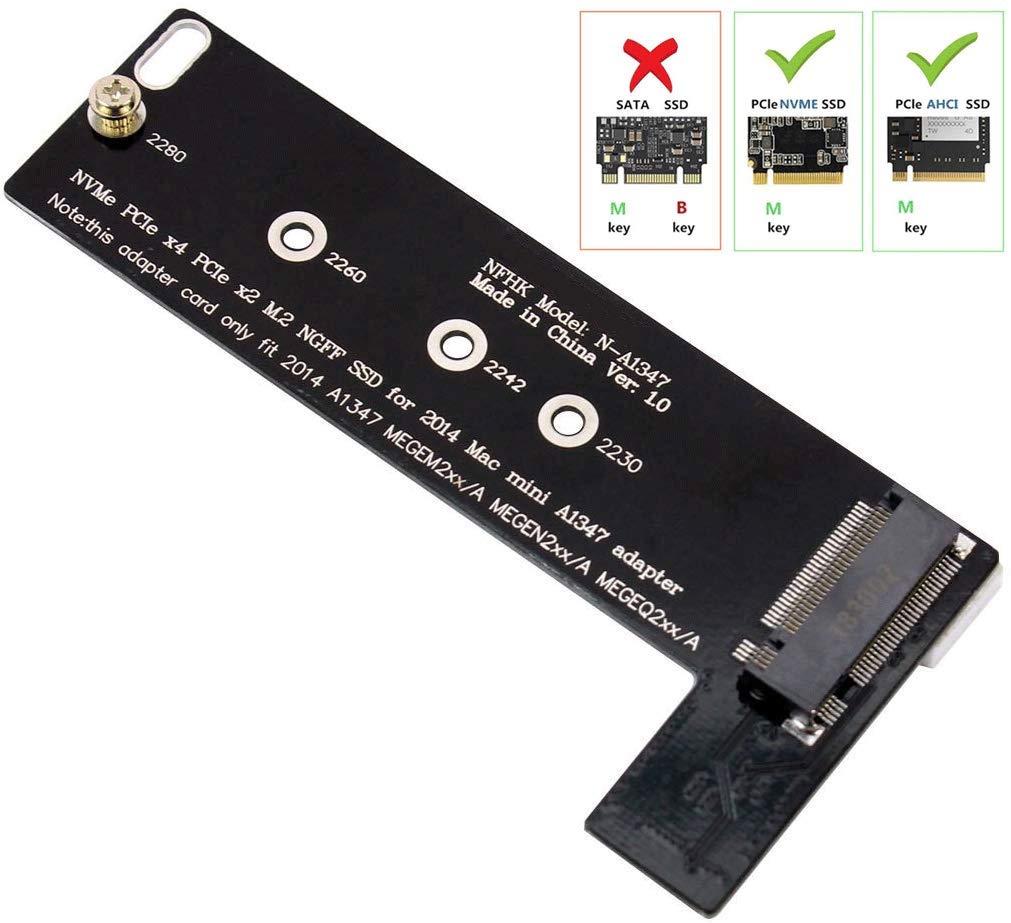 Amazon.co.jp: Hodays M.2 NGFF NVMe PCIe x4 SSD → late 2014 版 Mac