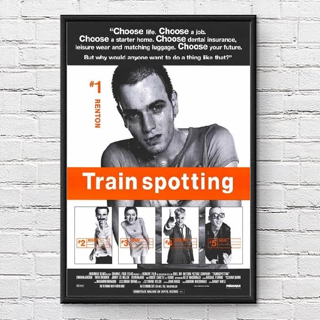 Amazon.co.jp: 【フレーム付-黒-】 映画ポスター トレイン