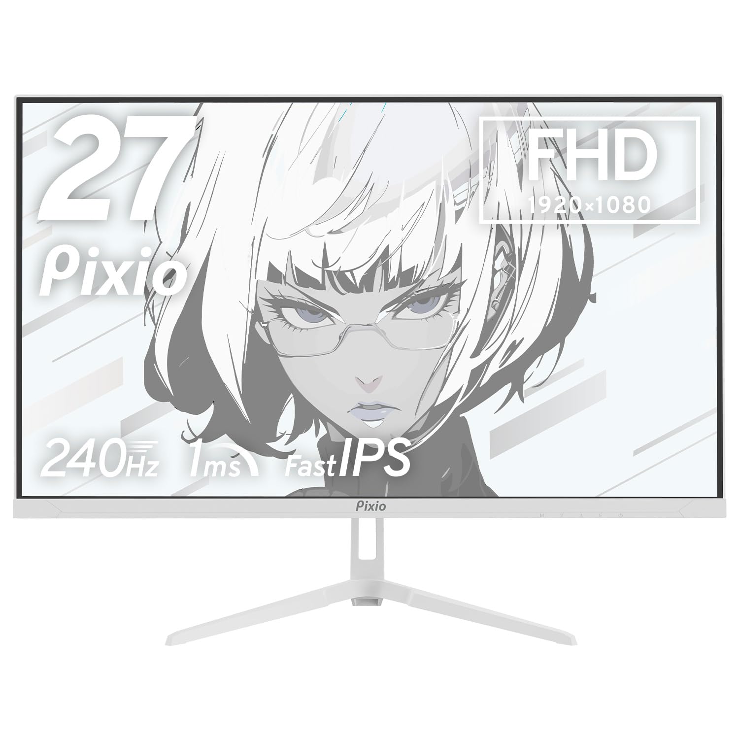 Amazon.co.jp: Pixio PX279 Wave White ゲーミングモニター 27インチ