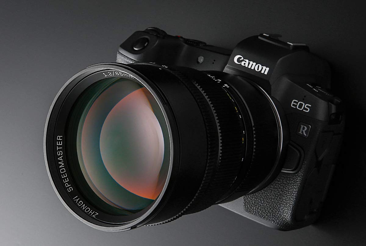 Amazon.co.jp: 中一光学 SPEEDMASTER 85mm F1.2 RFマウント EOS-R