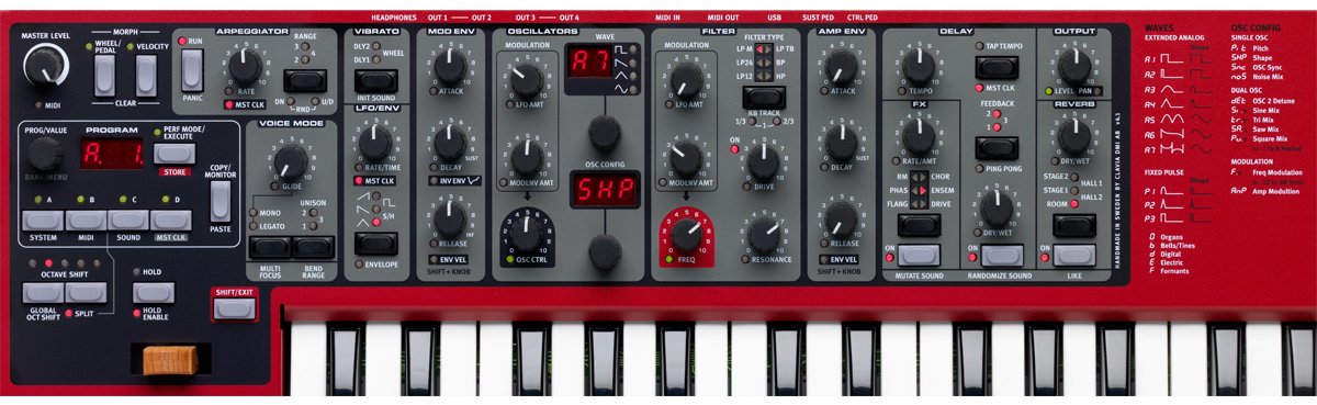 Amazon | CLAVIA アナログ モデリング シンセサイザー Nord Lead A1