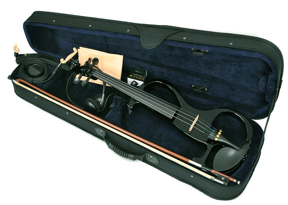 Amazon | 【並行輸入】PLAYTECH PSV100BK 電子バイオリン 4/4 ブラック